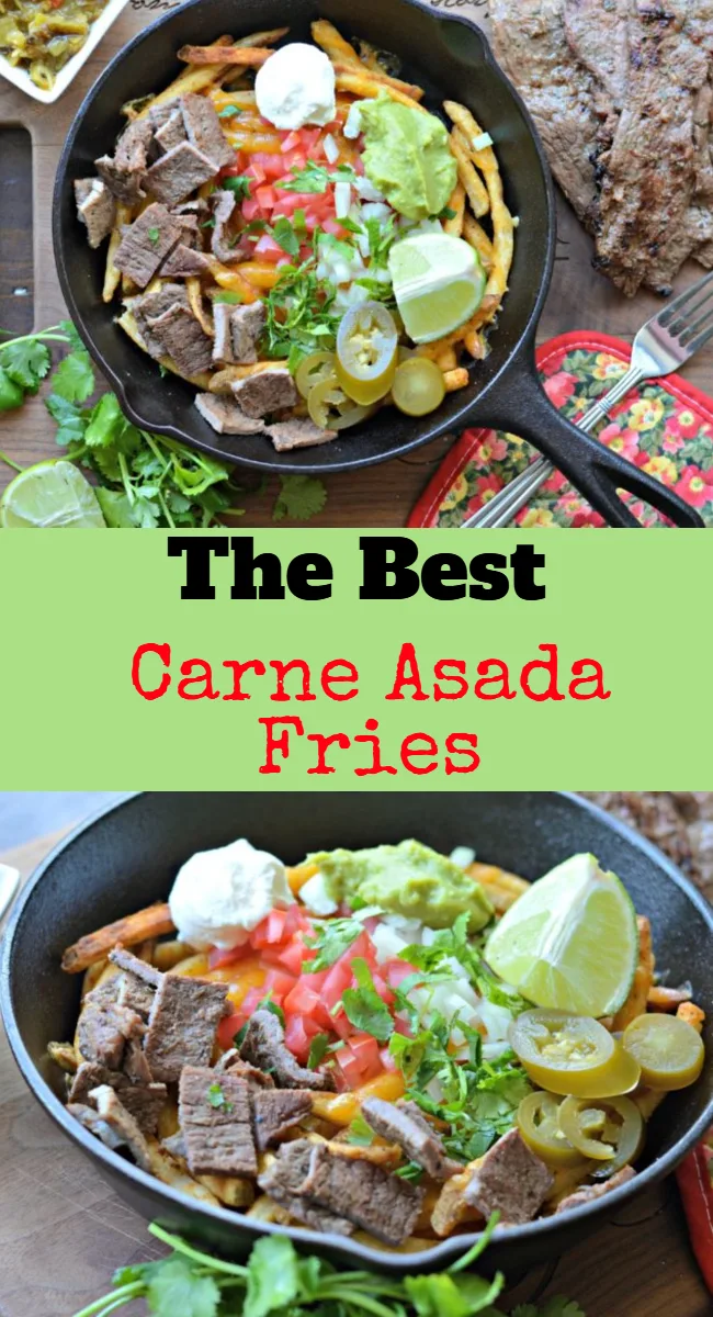 French fries are without a doubt one of the most popular foods around. Today we are going to learn how to make Mexican style carne asada fries!