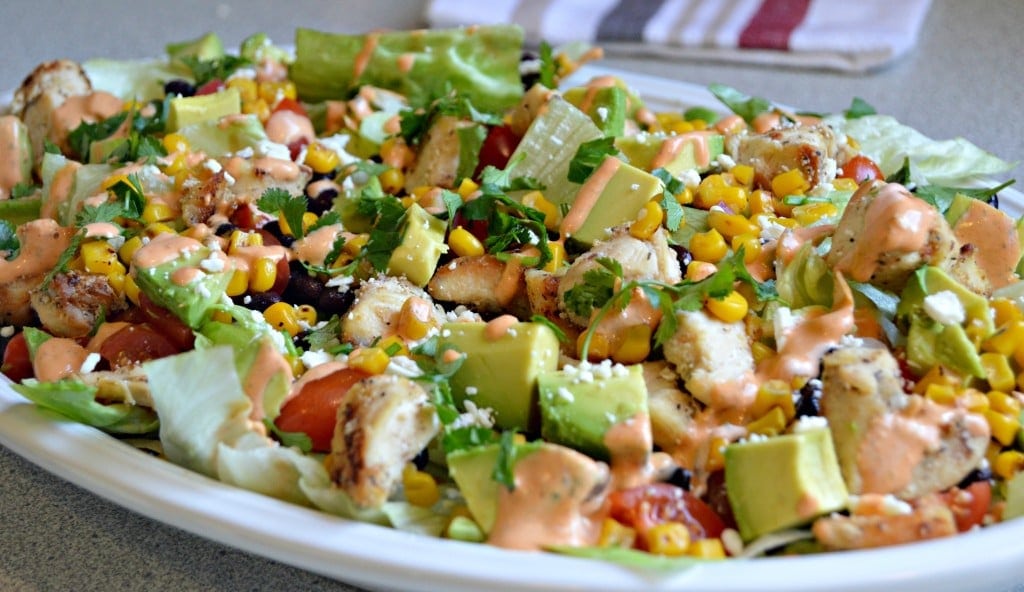 This Southwest Chipotle Chicken Salad is a perfect, fresh option for lunch or dinner and will be a hit with everyone. 