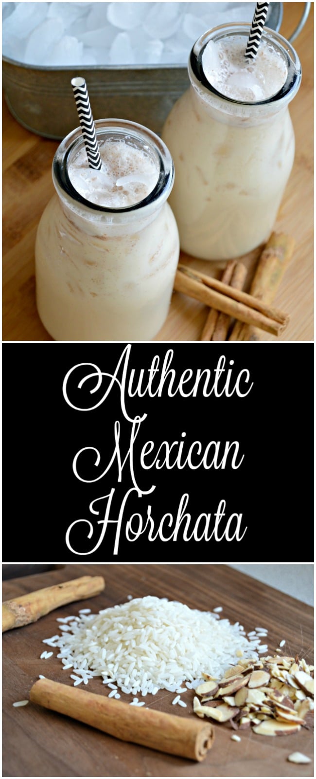 Authentic Mexican Horchata. Delicious. Refreshing. Easy.