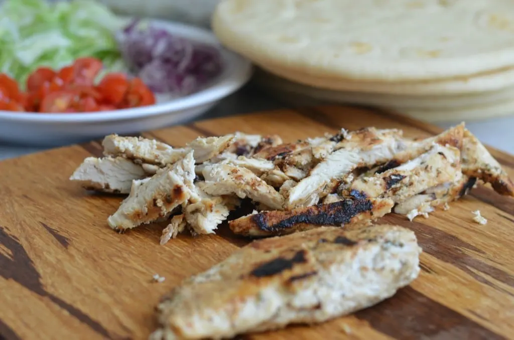 Chicken Gyros with Tzatziki sauce is becoming one of my go-to meals for the weekend. Try it out and you will see why!
