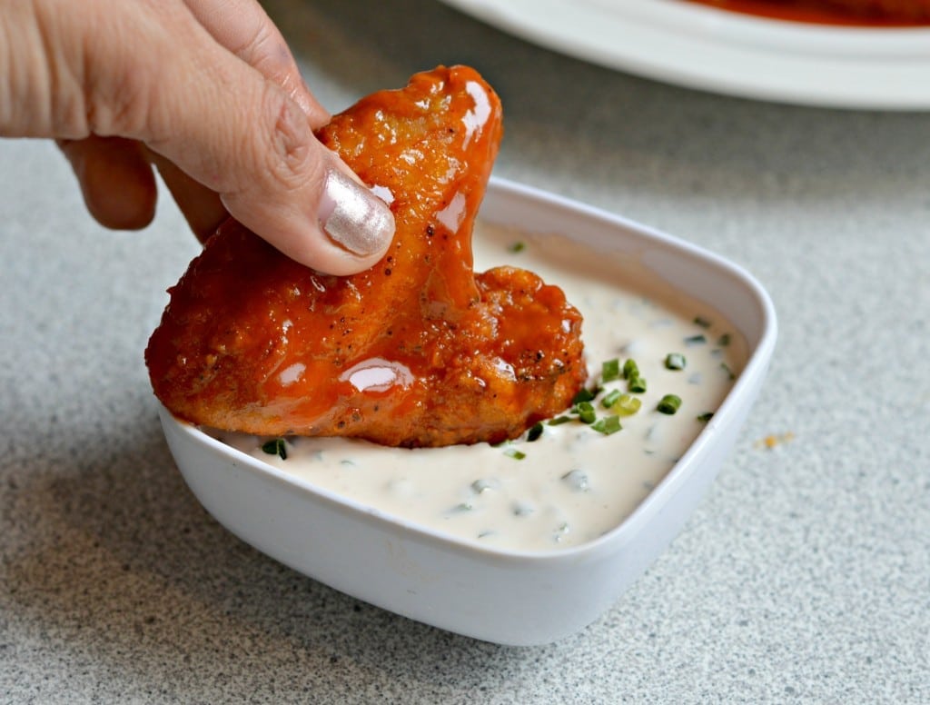 These Buffalo Wings only require a few ingredients and are a perfect option for game time parties or any other gathering.