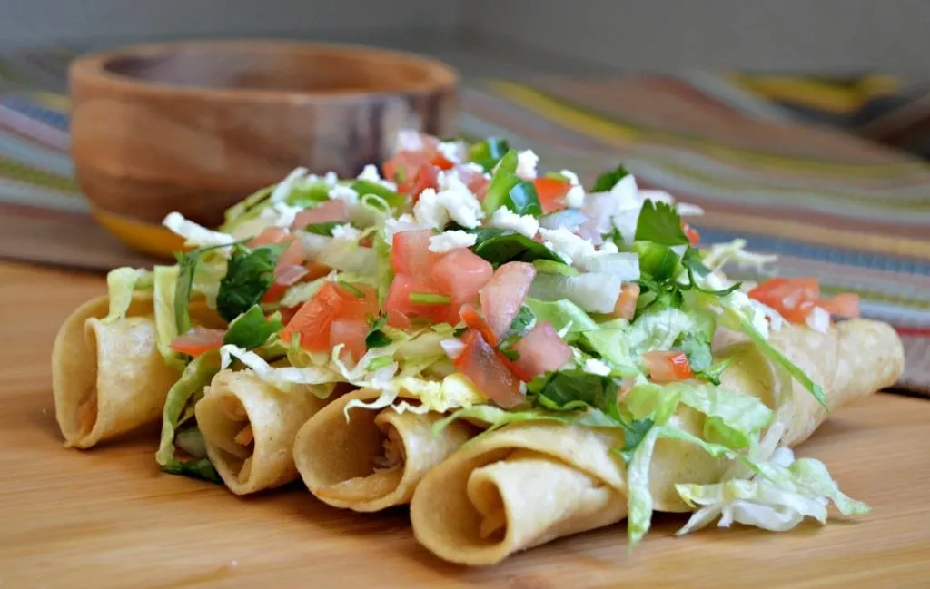 To - My Flautas Make The Best Latina Chicken Mexican-Style Table How