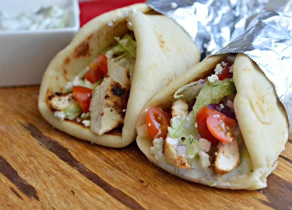 Chicken Gyros with Tzatziki sauce is becoming one of my go-to meals for the weekend. Try it out and you will see why!