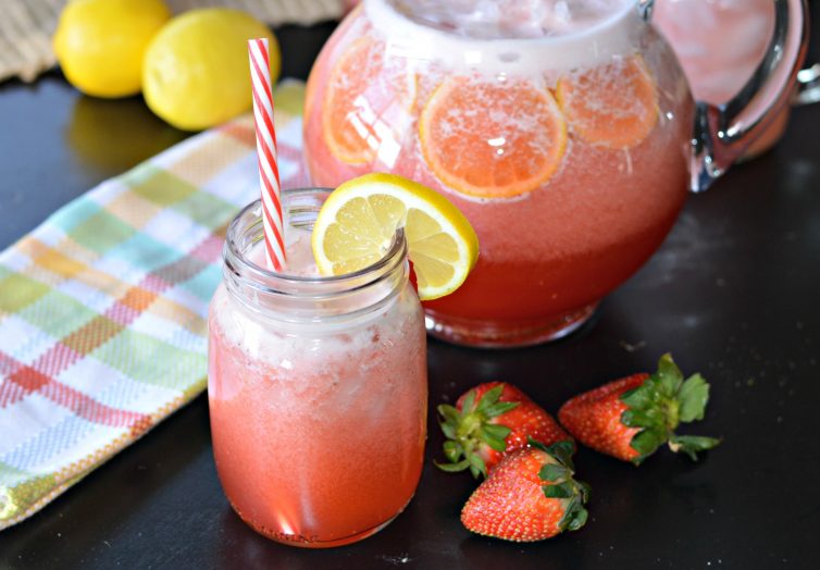 This Strawberry lemonade is to die for! It is perfect for those hot sunny days when you just want to relax in the shade with a cold beverage in your hand.