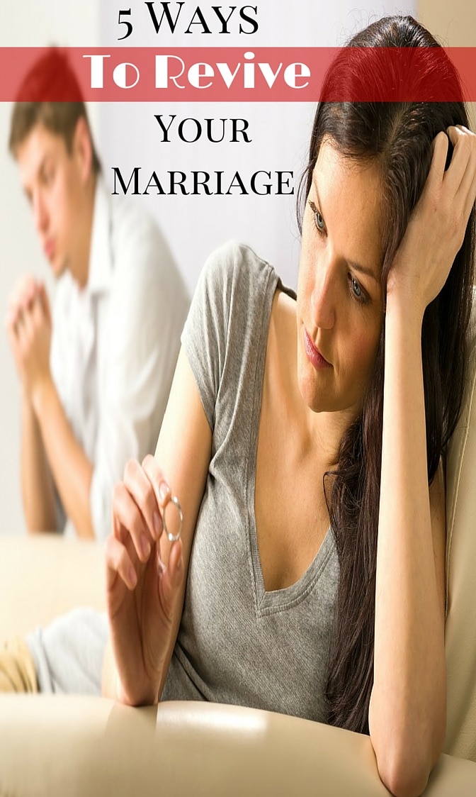Marriage is not easy. If you feel like your's is going through a rough patch, check out these 5 tips to revive your marriage.