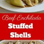 These Beef Enchilada Stuffed Shells are perfect for any night of the week. They are easy to make and the flavor combination is amazing!