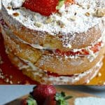 This strawberry and cream french toast is perfect for breakfast, brunch, lunch or dinner and is great for special occasions. It is easy to make and so delicious!