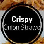 These crispy onion straws go perfectly as a side dish, appetizer, or part of a main dish. They only require a few ingredients, and are so delicious and addicting!