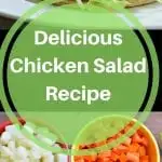 This Delicious Chicken Salad Recipe is so easy to make and everyone will love it. It is especially perfect for road trips!