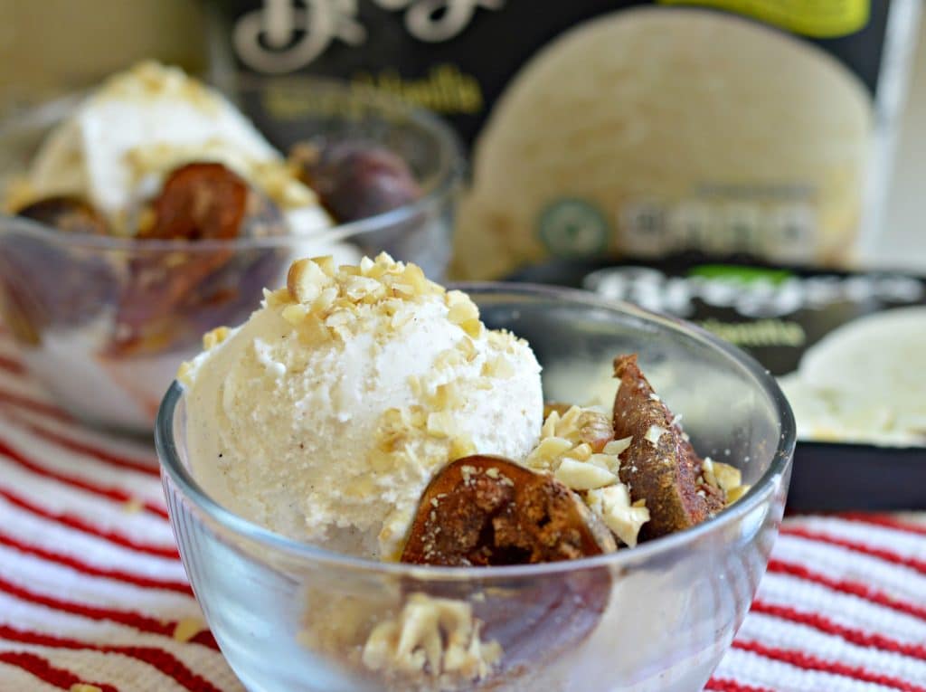 Spiced Roasted Figs with Hazelnuts and Vanilla Ice Cream Recipe My