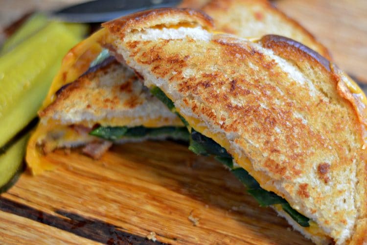 Bacon, Poblano, and Cheddar Grilled Cheese My Latina Table