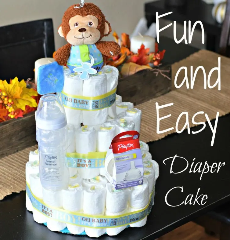 Fun and Easy Diaper Cake