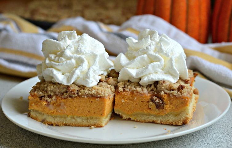 Pumpkin Pie Cheesecake Bars 4