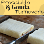 These Prosciutto and Gouda Turnovers are easy, fast, and delicious. Don't forget to make them for your next holiday party!