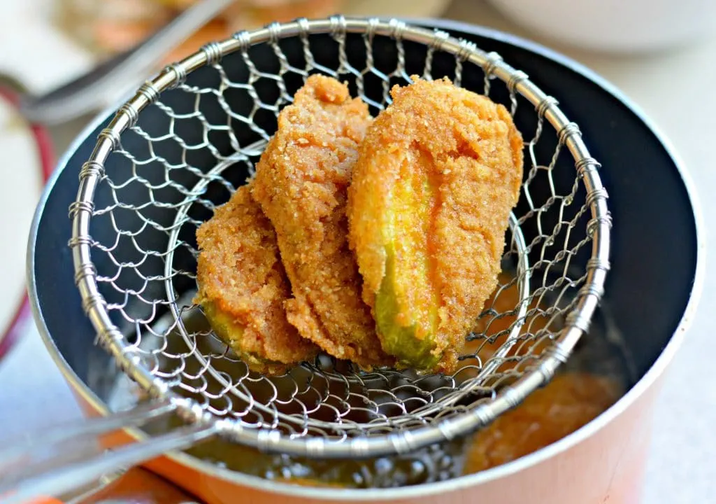 Fried Pickles - deep fry method