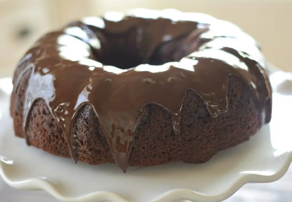 Homemade Triple Chocolate Bundt Cake 6