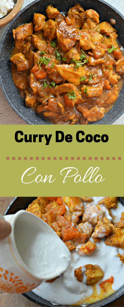Desde la primera vez que prepare este curry de coco con pollo llego a una de nuestras recetas favoritas! Sigue leyendo para saber como hacerlo y porque es tan popular!