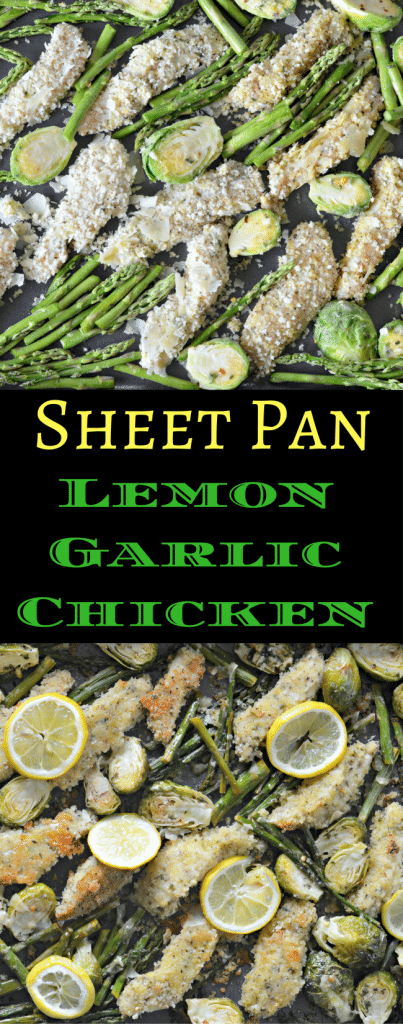 This recipe for sheet pan lemon garlic chicken is easy to make and tastes delicious. Check it out today!