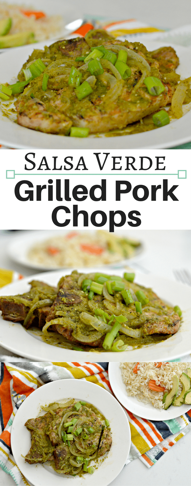 Salsa Verde Grilled Pork Chops Recipe My Latina Table