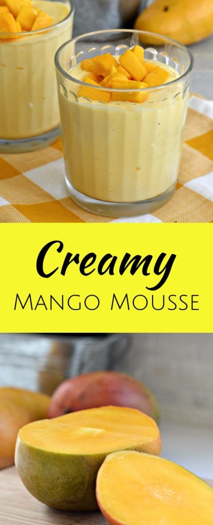 Creamy Mango Mousse is a perfect choice for an after school snack. Full of flavor, creamy, and the perfect amount of sweetness to keep your kids happy.