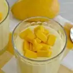 Creamy Mango Mousse is a perfect choice for an after school snack. Full of flavor, creamy, and the perfect amount of sweetness to keep your kids happy. 