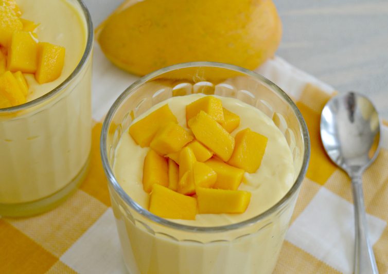 Creamy Mango Mousse is a perfect choice for an after school snack. Full of flavor, creamy, and the perfect amount of sweetness to keep your kids happy. 