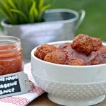 Slow Cooker Chipotle-Barbecue Sauce Meatballs are easy to make, taste delicious, and are perfect for busy weeknights.