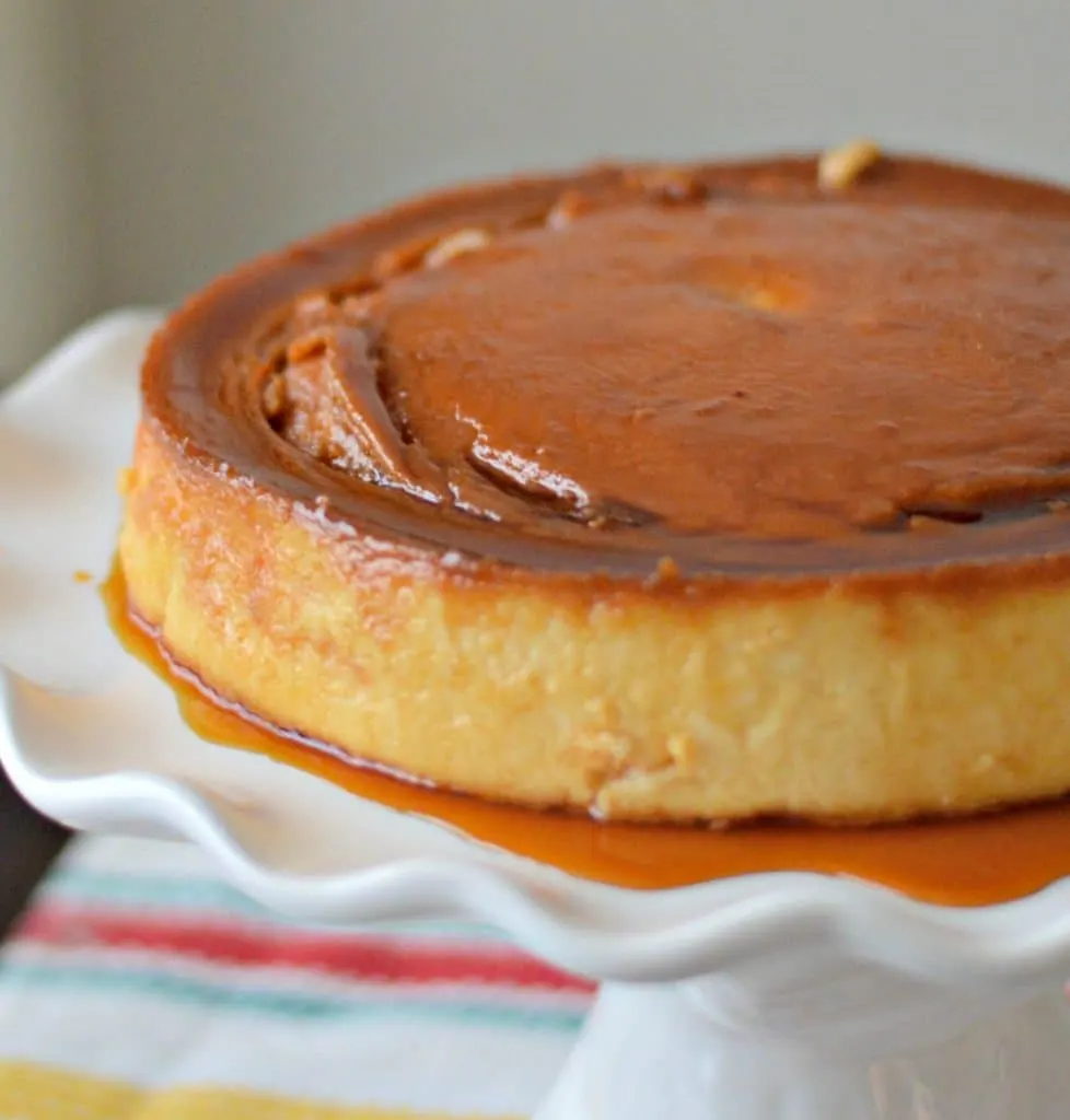 This super easy flan recipe is the perfect texture, tastes great, and is sure to please a crowd.