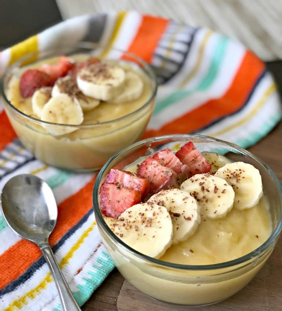 This Creamy Homemade Vanilla Pudding is so easy to make and perfect to feed a crowd.