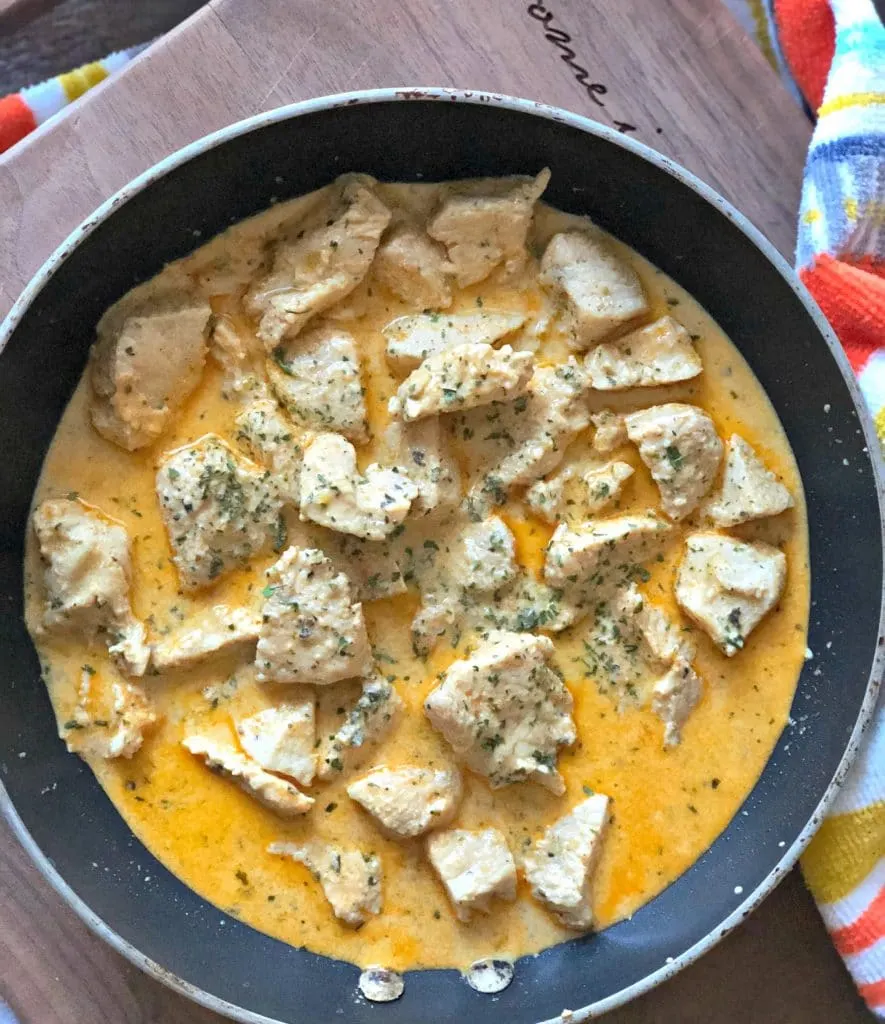 This Creamy Garlic and Basil Chicken Recipe is easy to make and perfect for busy weeknights when you don't have a lot of time.