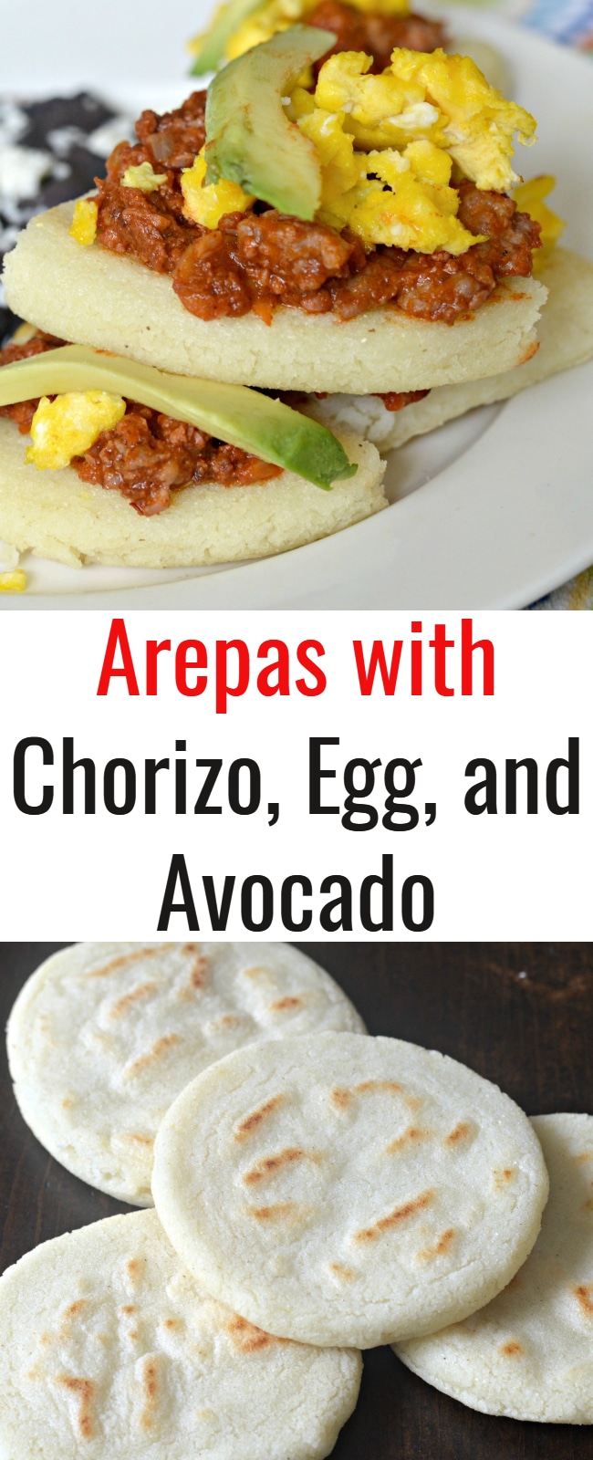 These delicious Arepas with Chorizo, Egg, and Avocado are a great twist on a classic Colombian recipe. Check it out below. 