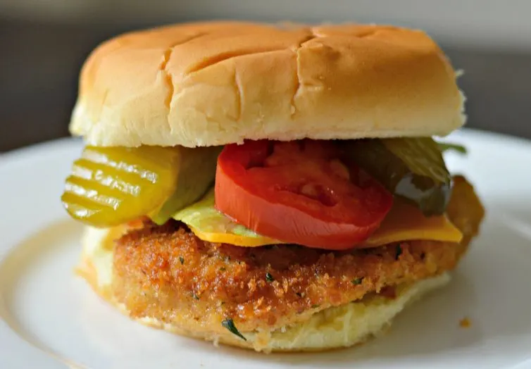 Easy Homemade Fried Chicken Sandwich
