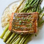 Keep reading to find out how to make a tasty crispy skin salmon with lemon garlic sauce using delicious Alaska king salmon.