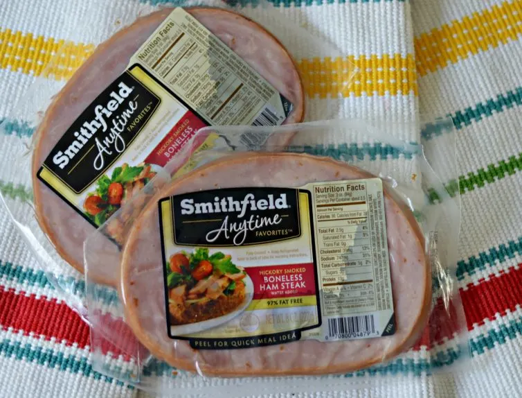 Smithfield anytime favorites ham steak