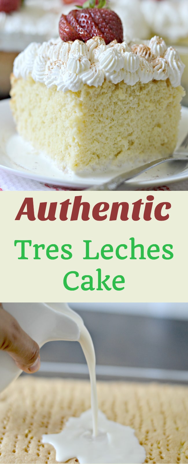 Tres Leches cake is an authentic Mexican dessert that is full of delicious flavor and perfect for any party or other gatherings.