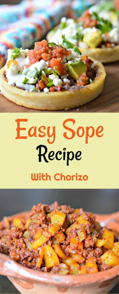 Inside: Keep reading to learn how to make a quick and easy Mexican sope recipe that is perfect for breakfast, lunch, or dinner.