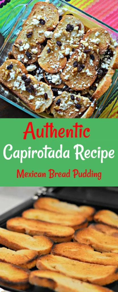Inside: Keep reading to find out how to make an authentic Capirotada (Mexican Bread Pudding) recipe, which is a delicious Mexican dessert.