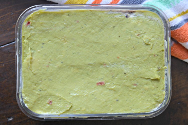 7 layer dip guacamole level