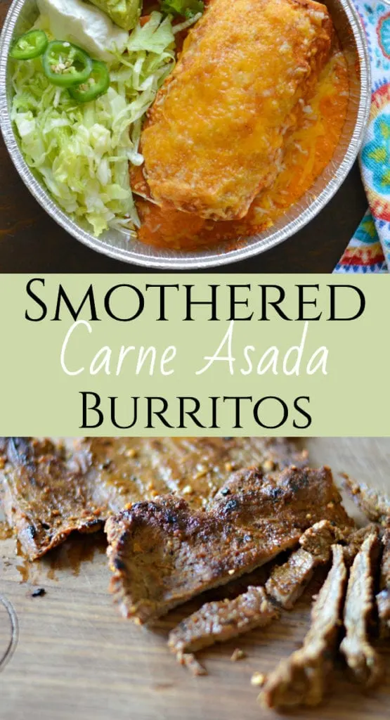 Keep reading if you want to find out how to make the most flavorful carne asada burritos that you have ever tried, smothered with cheese and guajillo salsa). 