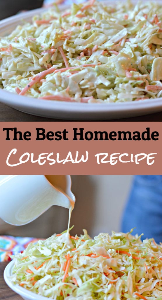 Keep reading to find out how you can make a delicious, homemade coleslaw (or cole slaw) recipe in less than 15 minutes. 
