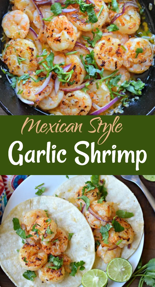 Learn how to make Mexican-style Garlic Shrimp, which are easy to make and delicious at any time of the year. 