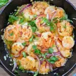 mexican style garlic shrimp (camarones al mojo de ajo) - ready to eat