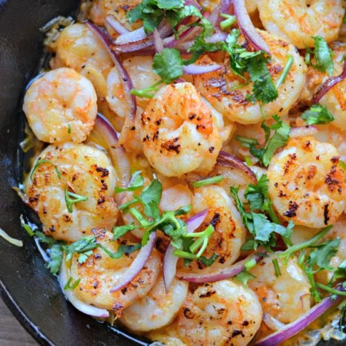 Delicious Mexican Style Garlic Shrimp Recipe (Camarones al Mojo de