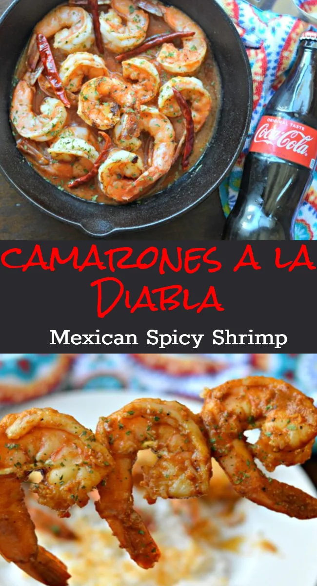 Learn how to make this delicious Mexican classic Camarones a la Diabla recipe. It is a perfect appetizer to serve on game day along with an ice-cold Coca-Cola.