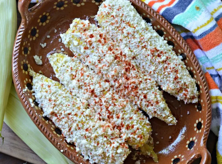 Mexican street corn for dinner