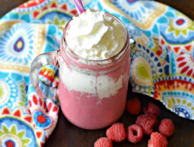 The best raspberry milkshake recipe