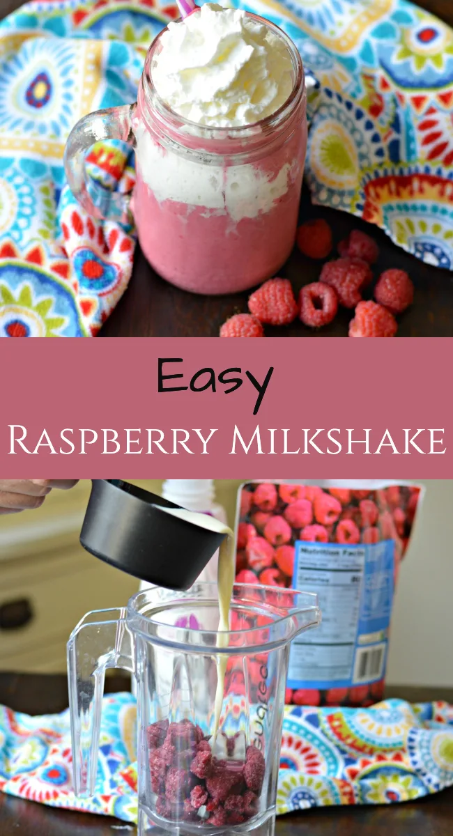 Find out how to make this delicious, creamy, and easy raspberry milkshake recipe using frozen raspberries and coffee creamer. 