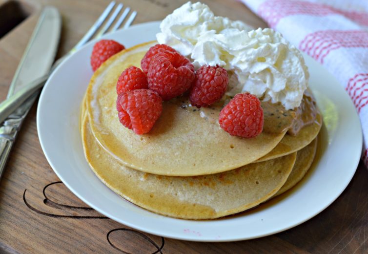Healthy Pancakes from a distance