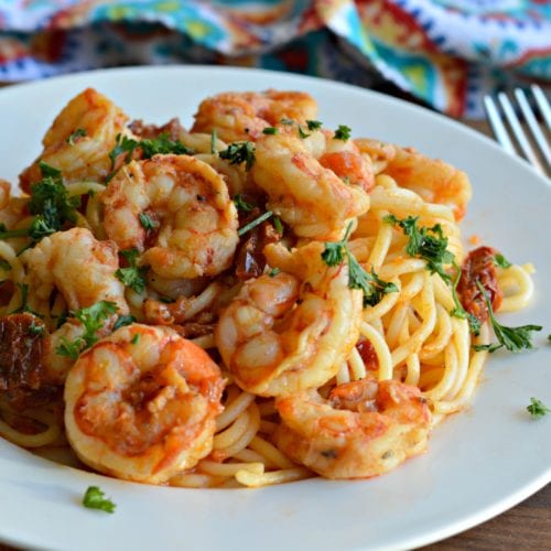 Delicious Italian Shrimp Pasta Recipe - My Latina Table
