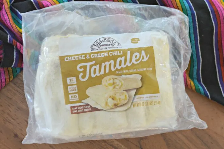 Del Real Tamales in packaging